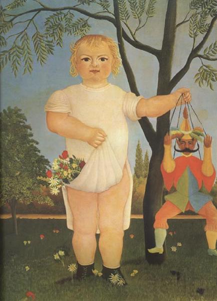 Henri Rousseau Portrait of a Child Norge oil painting art